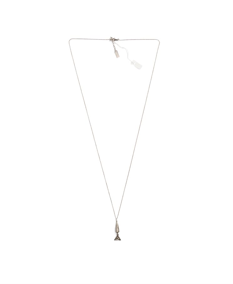 Saint Laurent Cone And Triangle Charm Necklace