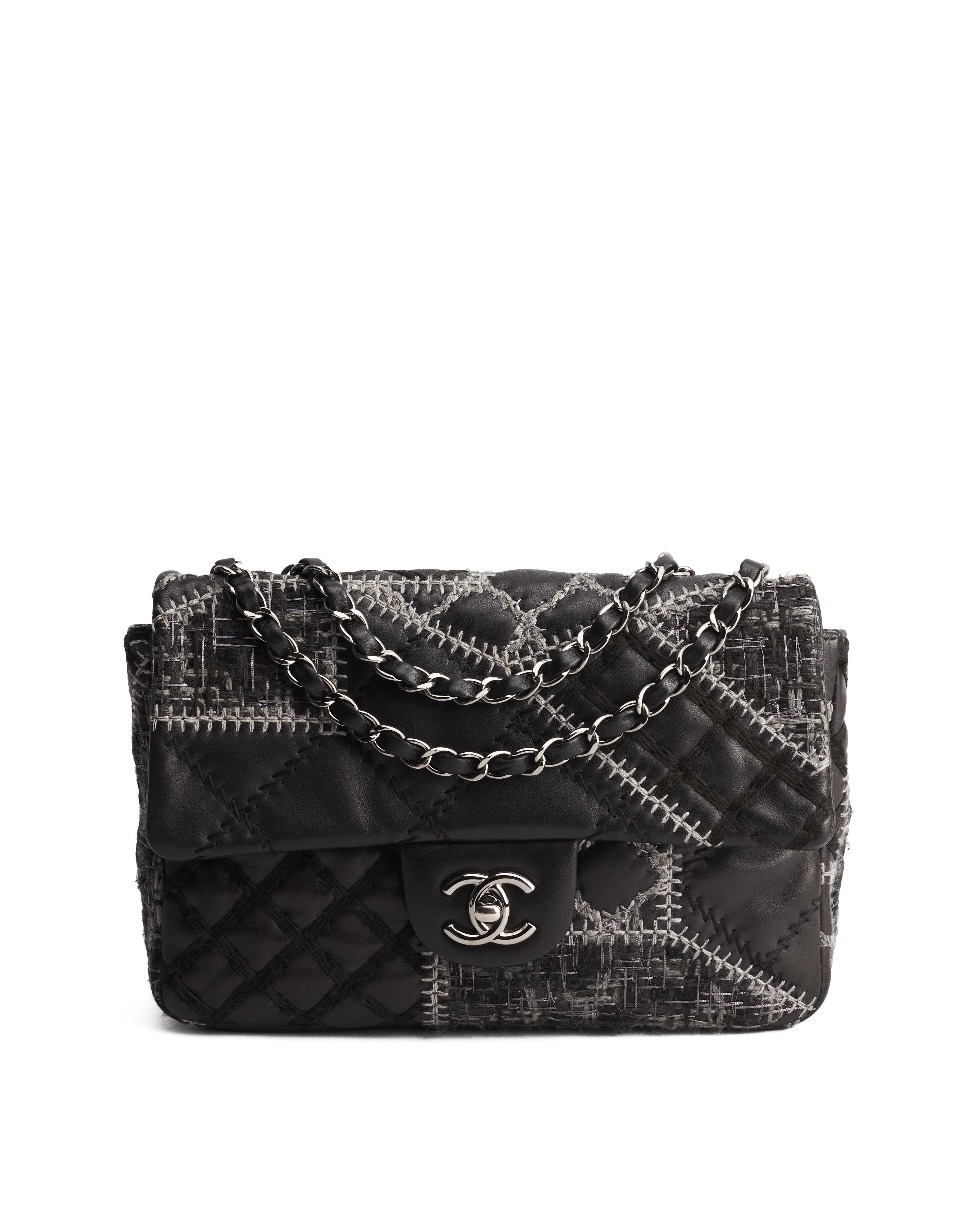 Chanel Patchwork Stitch Single Flap Small