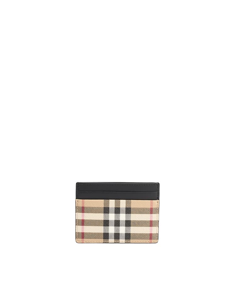 Burberry Check Card Case