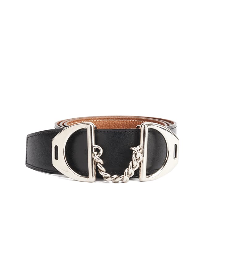 Hermes Equipage Reversible Belt