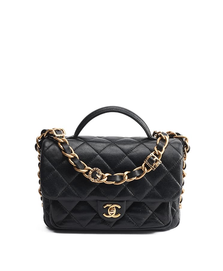 Chanel Flap Bag Mini With Top Handle