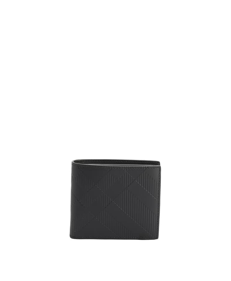 Burberry Check Bifold Coin Wallet