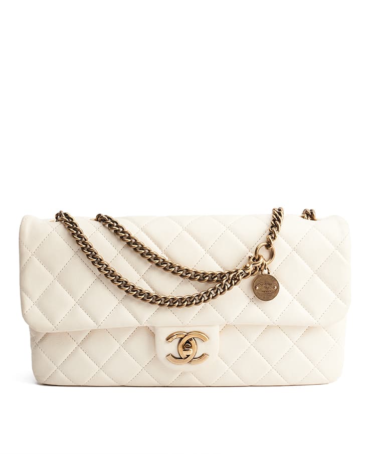 Chanel CC Crown Single Flap Large