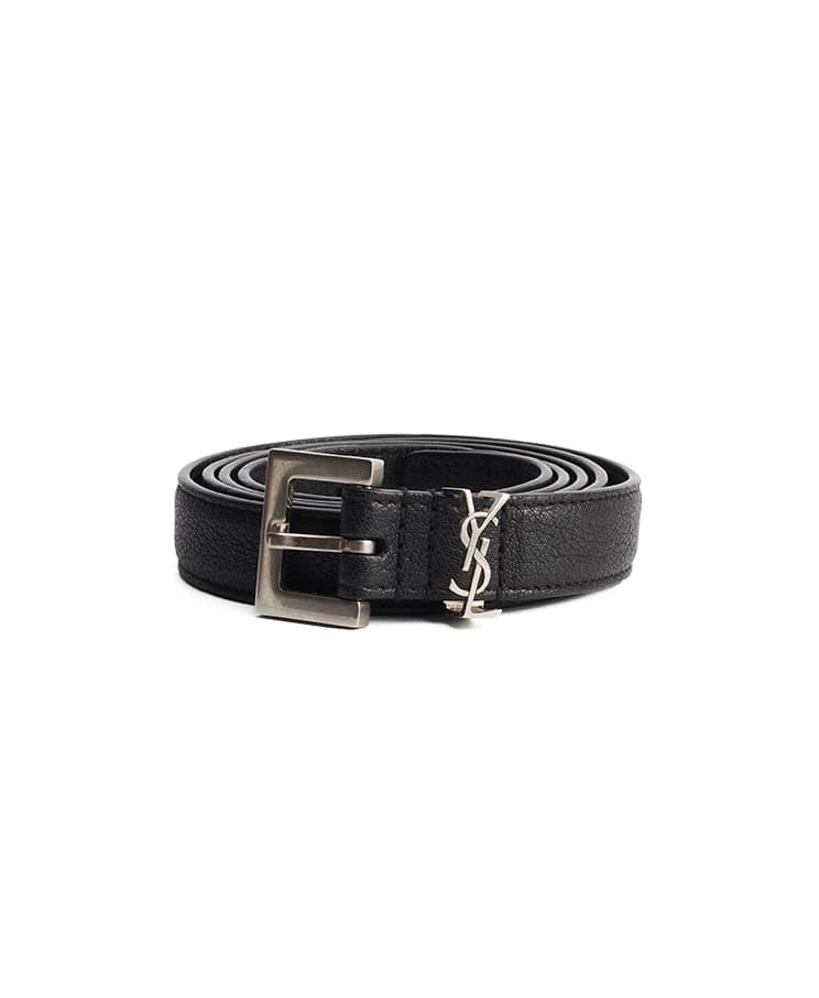 Saint Laurent Cassandre Buckle Belt