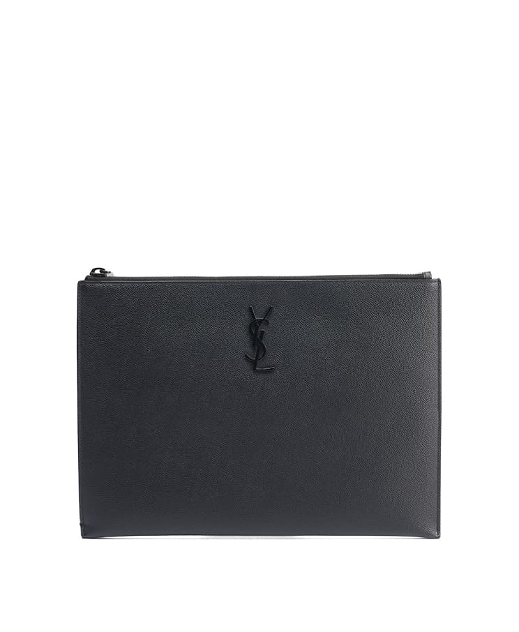 Saint Laurent Logo Zip Pouch