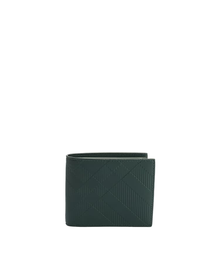 Burberry Check Bifold Coin Wallet