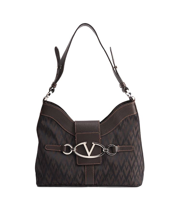 Valentino Garavani Horsebit Vlogo Hobo Bag