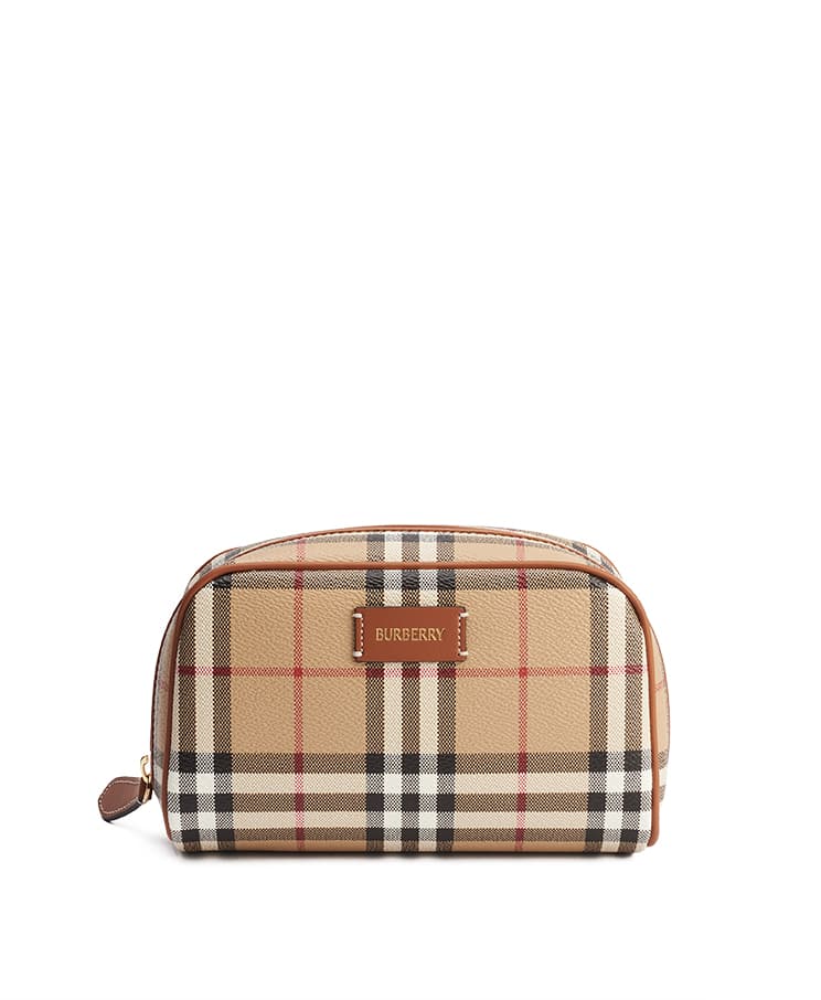 Burberry Check Travel Pouch Small