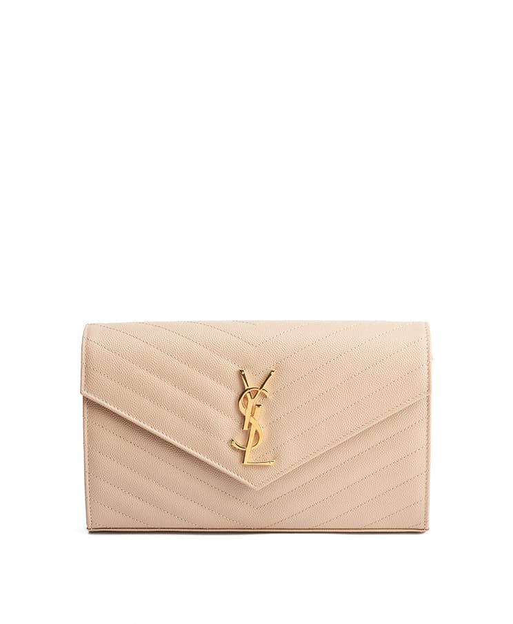 Saint Laurent Cassandre Envelope Chain Wallet