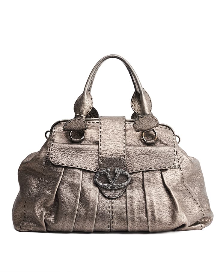 Valentino Garavani Crystal Catch Top Handle Bag