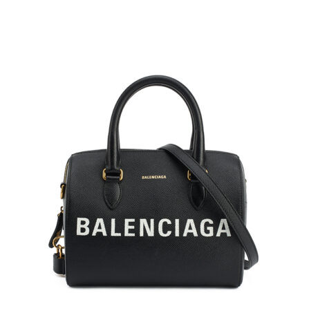 Balenciaga Logo Ville Bowling Bag Small
