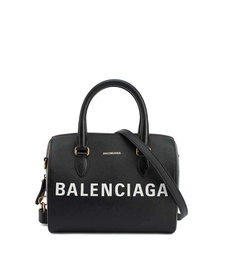 Balenciaga Logo Ville Bowling Bag Small – (ex)bags