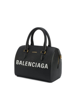 Balenciaga Logo Ville Bowling Bag Small