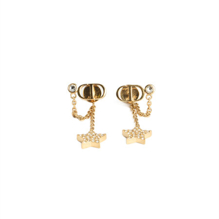 Dior Crystal Star CD Earrings