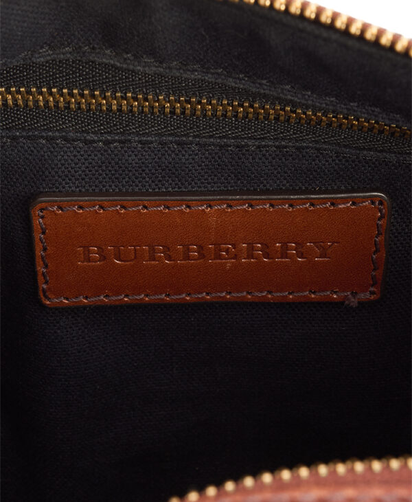 Burberry House Check Alchester Bridle Bowling Bag Medium – (ex)bags