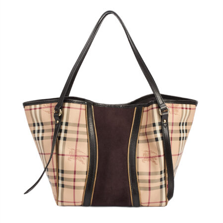 Burberry Canterbury Haymarket Tote Small – (ex)bags