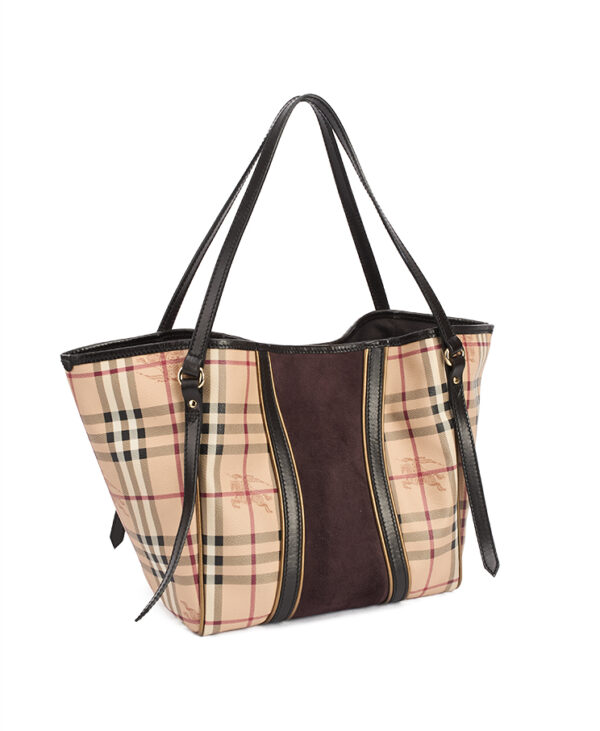 Burberry Canterbury Haymarket Tote Small – (ex)bags