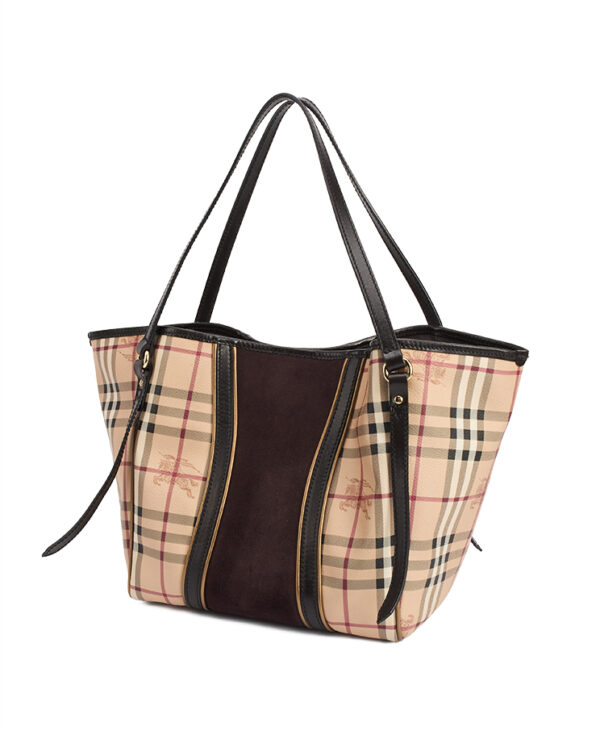 Burberry Canterbury Haymarket Tote Small – (ex)bags