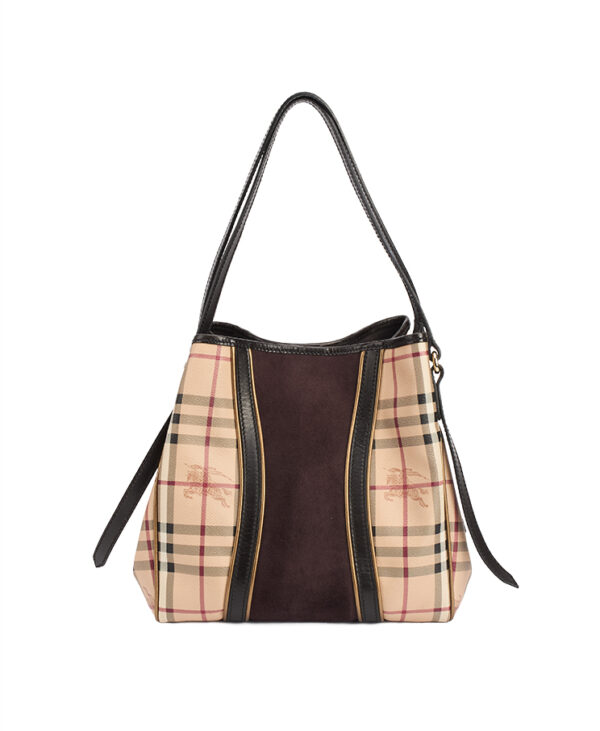 Burberry Canterbury Haymarket Tote Small – (ex)bags