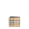 Burberry Check Bifold Coin Wallet