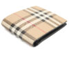 Burberry Check Bifold Coin Wallet