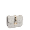 Valentino Garavani Rockstud Glam Lock Vitello Flower Small