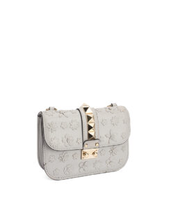 Valentino Garavani Rockstud Glam Lock Vitello Flower Small – (ex)bags