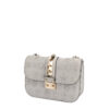 Valentino Garavani Rockstud Glam Lock Vitello Flower Small