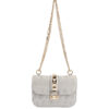 Valentino Garavani Rockstud Glam Lock Vitello Flower Small