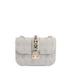 Valentino Garavani Rockstud Glam Lock Vitello Flower Small