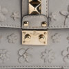 Valentino Garavani Rockstud Glam Lock Vitello Flower Small