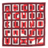 Hermes Scarf  ‘Lettres Au Carre’