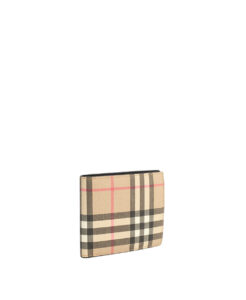 Burberry Check Bifold Coin Wallet