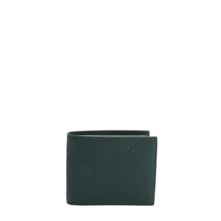 Burberry Check Bifold Coin Wallet