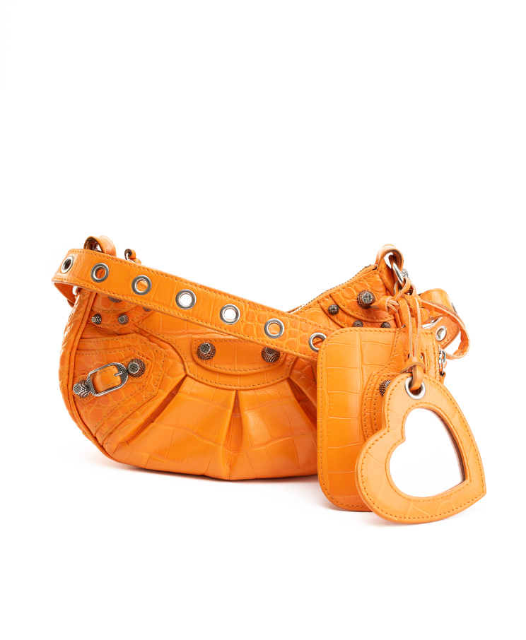 Balenciaga Le Cagole Xs оранжевая