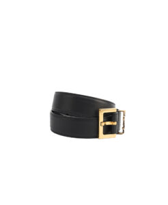 Saint Laurent Cassandre Thin With Square Buckle Belt – (ex)bags