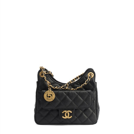 Chanel Wavy CC Hobo Small