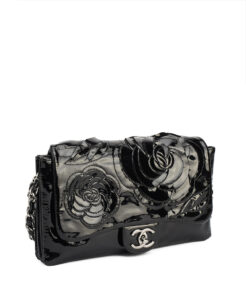 Chanel Camellia Petals Single Flap Bag Jumbo