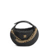 Chanel Double Chain Bow Hobo Mini