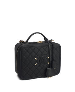 Chanel Filigree Vanity Case Large – (ex)bags