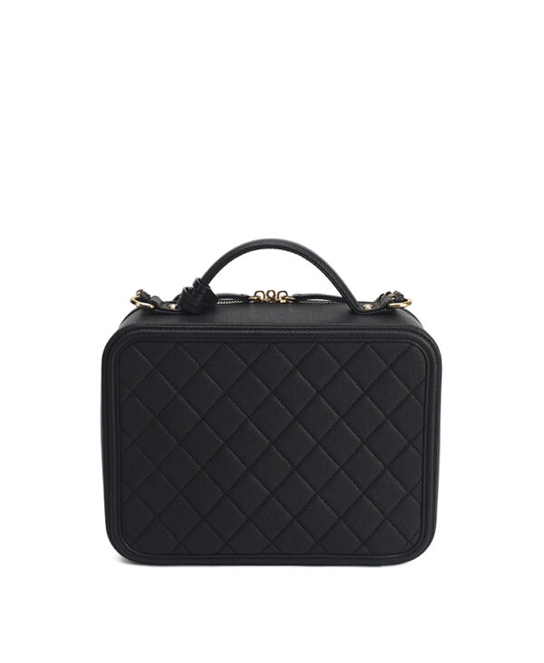 Chanel Filigree Vanity Case Large – (ex)bags