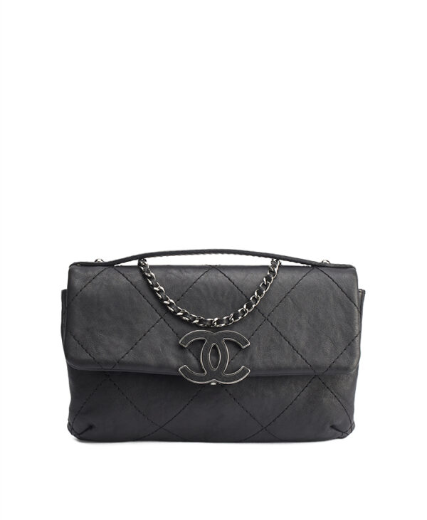 Chanel Double Stitch Hamptons Flap Bag Mini – (ex)bags