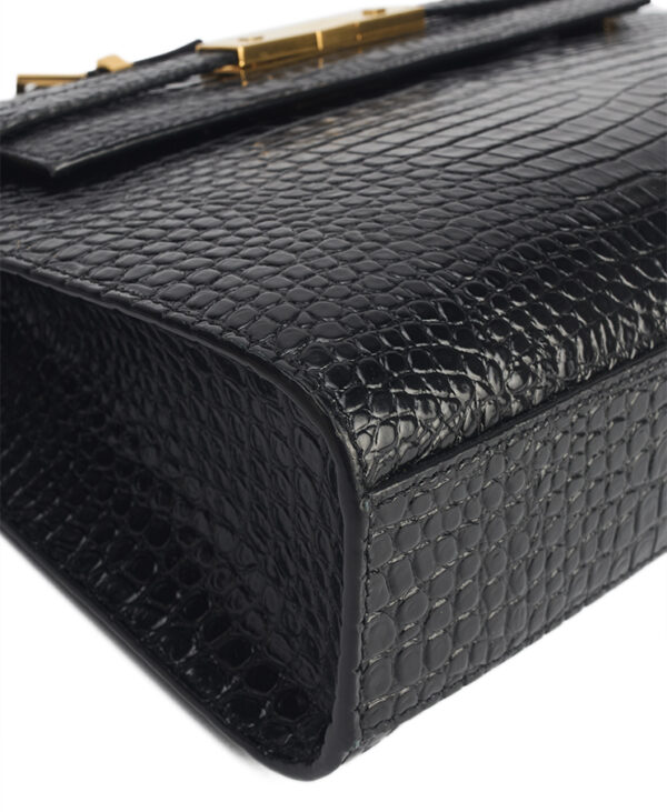 Saint Laurent Manhattan Crocodile Embossed Medium – (ex)bags