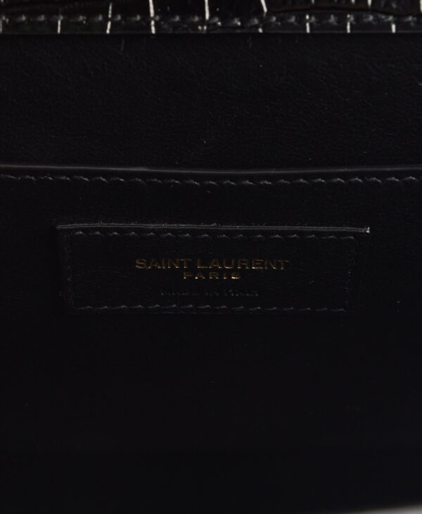 Saint Laurent Manhattan Crocodile Embossed Medium – (ex)bags