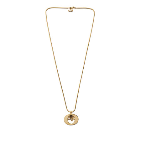 Dior Logo Dangling Letters Necklace