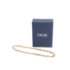 Dior CD Icon Thin Chain Link Necklace