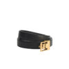 Saint Laurent La 66 Buckle Thin Belt