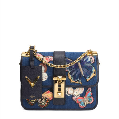 Valentino Garavani B-Rockstud Butterfly Shoulder Bag – (ex)bags