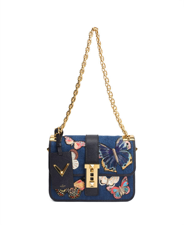 Valentino Garavani B-Rockstud Butterfly Shoulder Bag – (ex)bags