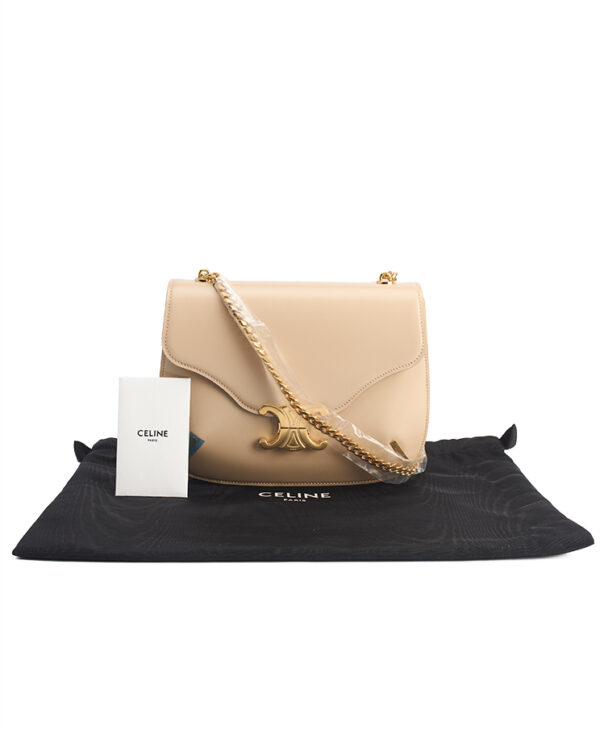 Celine Besace Triomphe Chain Bag – (ex)bags